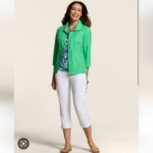 Chico's Zenergy Hayden Woven Jacket Small